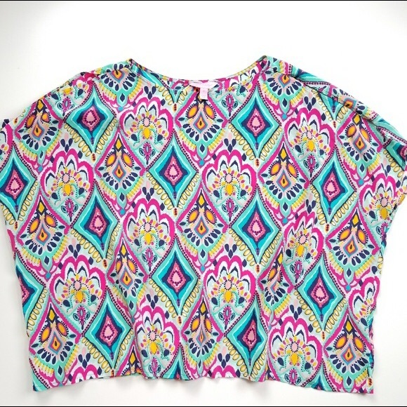 👑HP👑 Lilly Pulitzer Trace Top- Crown Jewels - Large - Picture 3 of 6